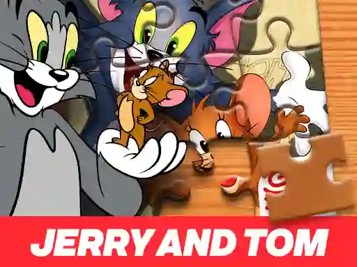 Žaidimas Jerry and Tom Jigsaw Puzzle internete