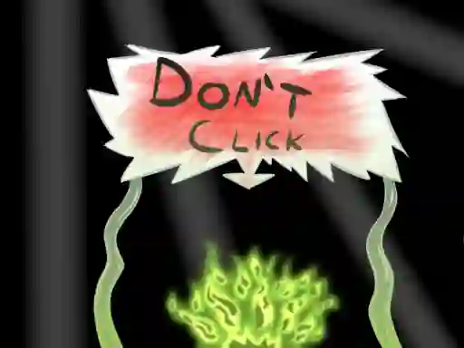 Žaidimas Don`t click internete
