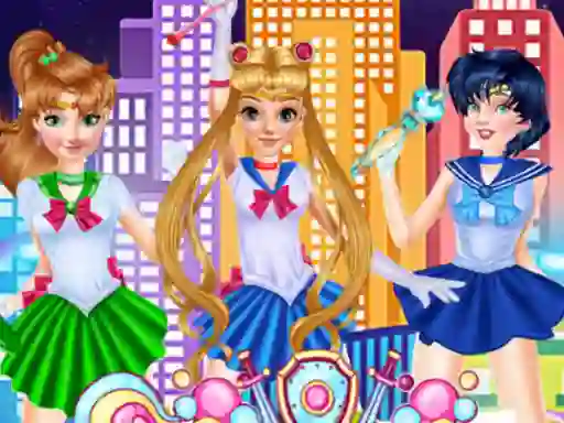Žaidimas Sailor Moon Cosplay Show internete