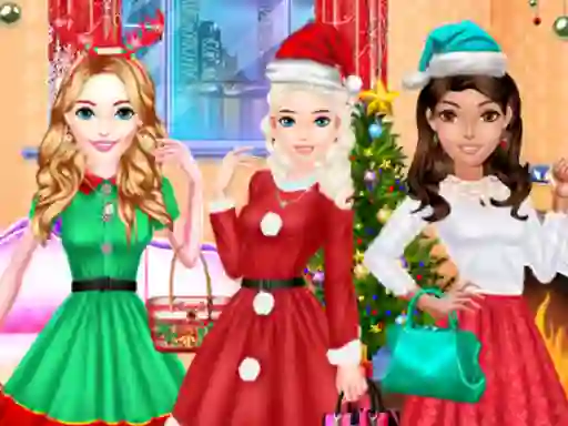 Žaidimas Fashion Girls Christmas Party internete