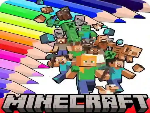 Žaidimas Coloring Book for Minecraft internete