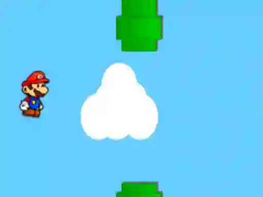 Žaidimas Flappy Mario internete