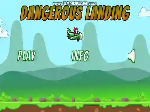 Žaidimas Dangerous Landing internete