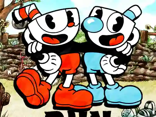 Žaidimas Cuphead Run version internete