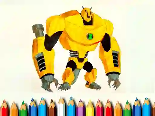 Žaidimas Ben10 Monsters Coloring book internete
