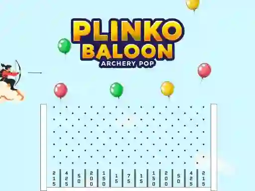 Žaidimas Plinko Ballon Archery Pop internete