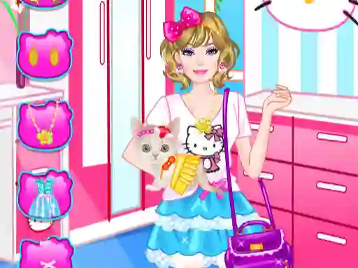 Žaidimas Barbie With Kitty internete