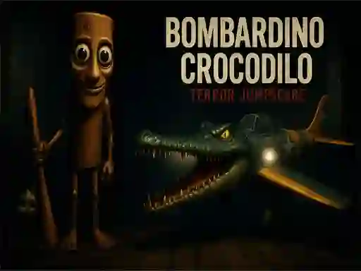 Žaidimas Bombardino Crocodilo Terror Jumpscare internete