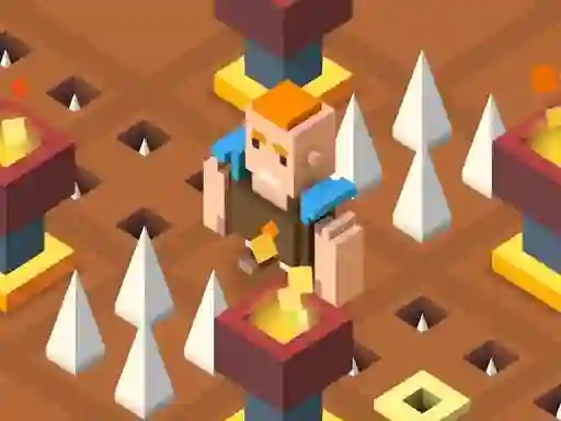 Žaidimas Endless Blocky Platformer internete