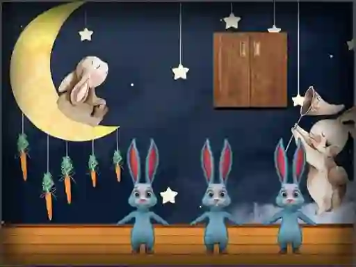 Žaidimas Amgel Bunny Room Escape 2 internete