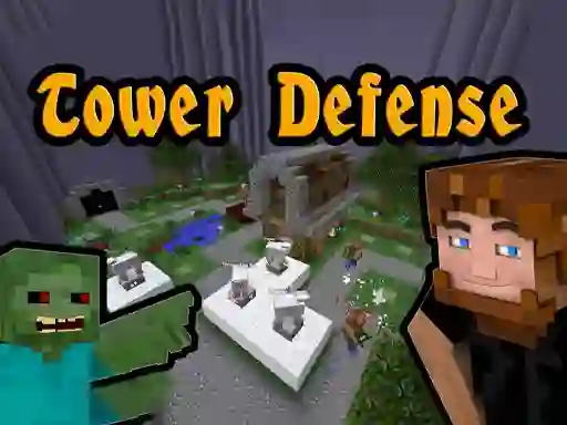 Žaidimas Minecraft Tower Defense internete