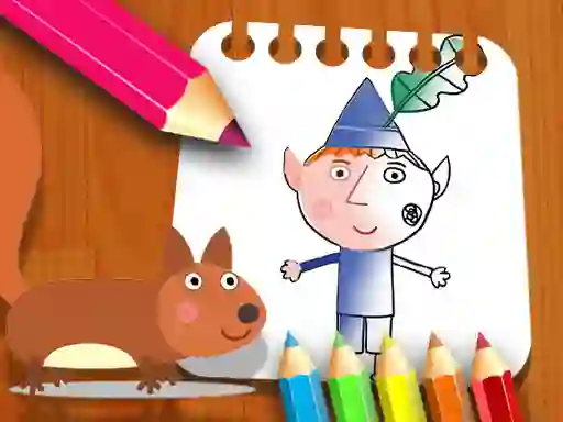 Žaidimas Ben Hollys Coloring Book internete