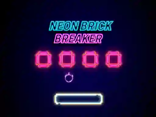 Žaidimas Neon Brick Breaker internete