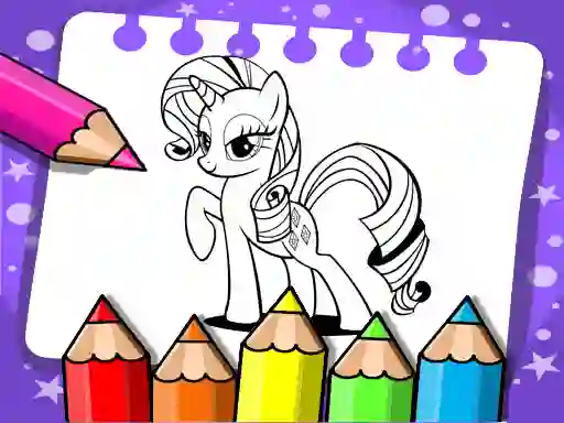 Žaidimas My Little Pony Coloring Book internete
