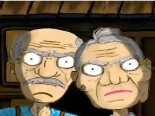 Žaidimas Grandpa And Granny House Escape internete