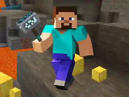 Žaidimas Minecraft Hidden Golden Blocks internete