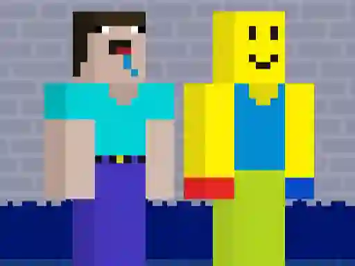 Žaidimas NoobLOX Rainbow Friends internete