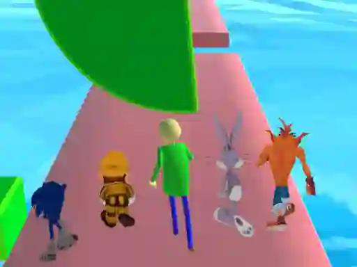 Žaidimas Fun Race 3D baldi's basics internete