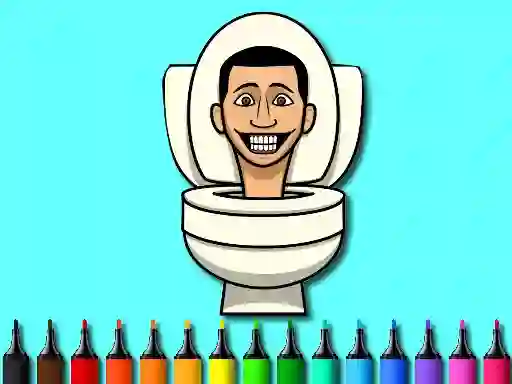 Žaidimas Color Skibidi Toilet internete