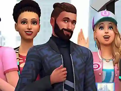Žaidimas Sims Jigsaw Puzzle Collection internete