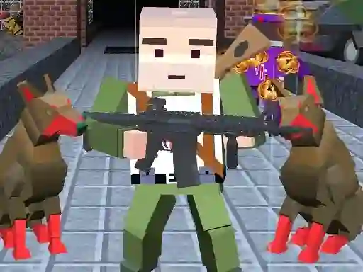 Žaidimas Pixel Apocalypse Survival Online internete