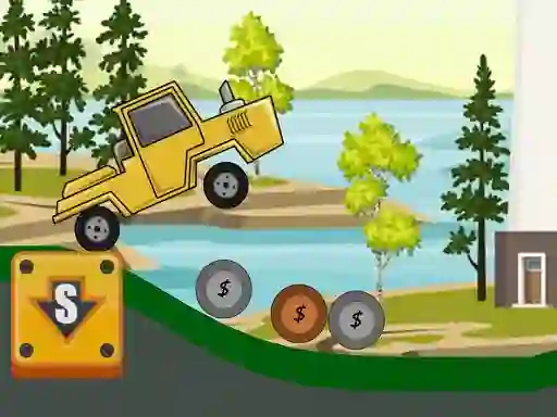 Žaidimas Hill Climb Tractor 2D internete