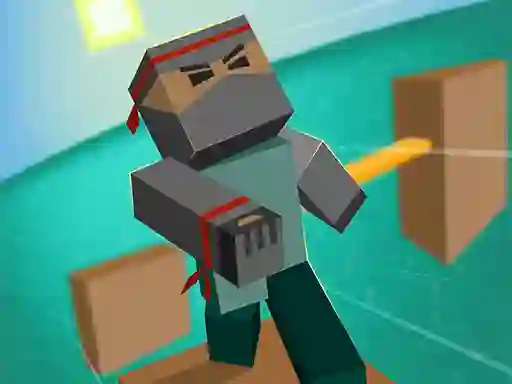 Žaidimas Blocky Parkour Ninja internete