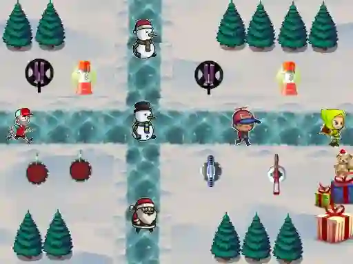 Žaidimas Christmas Defense internete