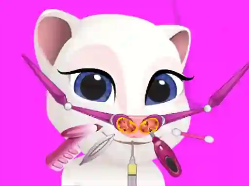 Žaidimas Little Angela Nose Doctor internete