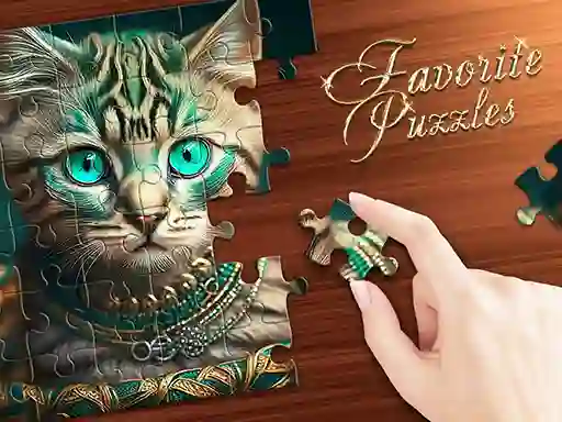 Žaidimas Favorite Puzzles: jigsaw game internete