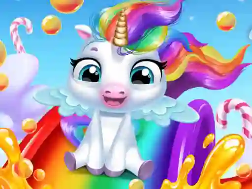 Žaidimas Glitter Unicorn Dress Up Girls internete