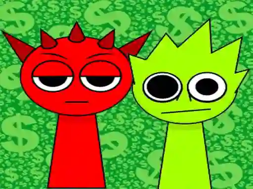 Žaidimas Sprunki Money Stack Incredibox internete