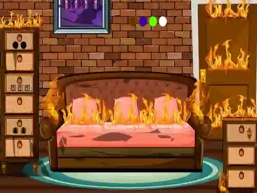 Žaidimas Fired House Escape internete