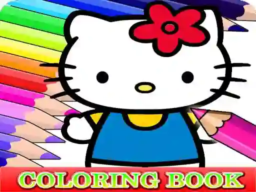 Žaidimas Coloring Book for Hello Kitty internete