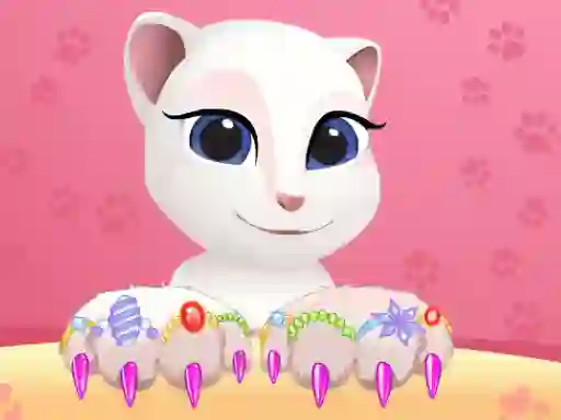 Žaidimas Talking Tom Angela Great Manicure internete