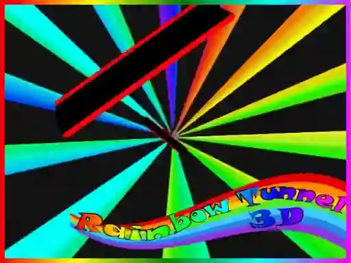 Žaidimas Rainbow Tunnel 3D internete