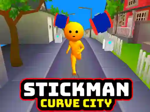 Žaidimas Stickman Curve City internete