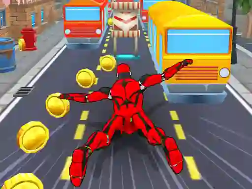 Žaidimas Subway Run Superhero Robot internete