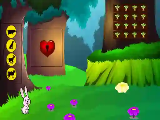 Žaidimas Hopping Rabbit Escape internete