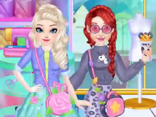 Žaidimas Fashion Princess Sewing Clothes internete