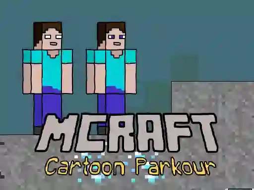 Žaidimas Mcraft Cartoon Parkour internete