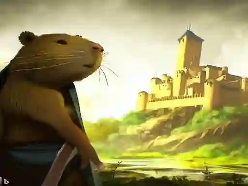 Žaidimas Adventures of the Medieval Capybara internete