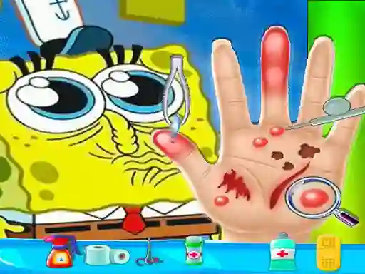 Žaidimas Spongebob Hand Doctor internete