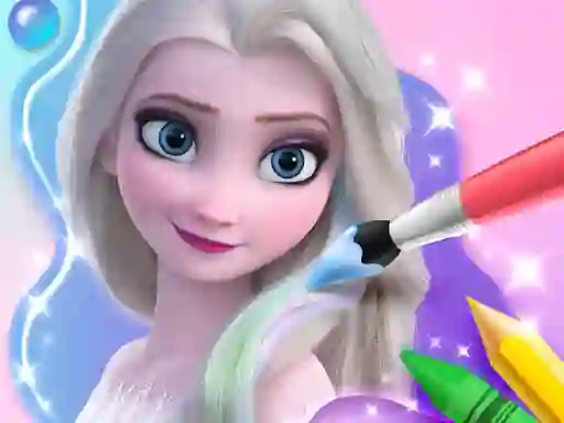 Žaidimas Coloring Book For Elsa internete