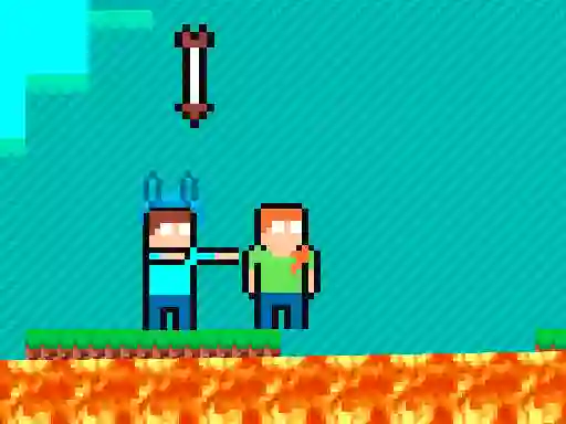 Žaidimas Pixel Battle Upward internete