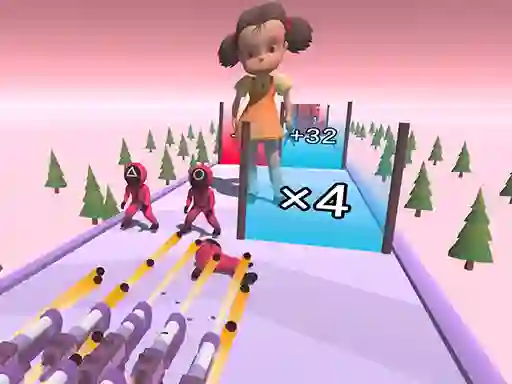 Žaidimas Squid Game Gun Fest internete