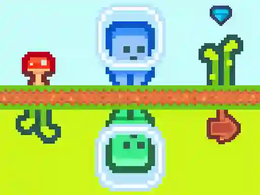 Žaidimas Two Aliens Adventure internete