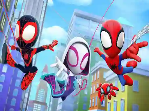 Žaidimas Spidey and his Amazing Friends Swing Into Action! internete