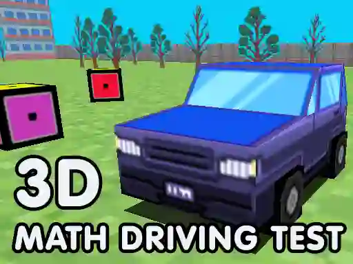 Žaidimas 3D Math Driving Test internete