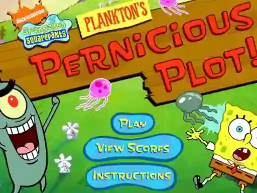 Žaidimas Plankton's Pernicious Plot internete